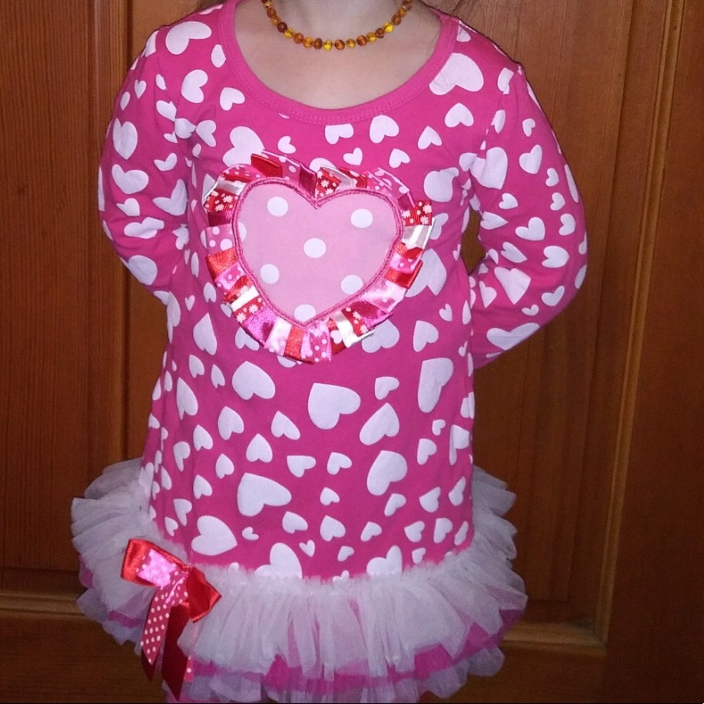 Boutique Heart ruffle dress 💖